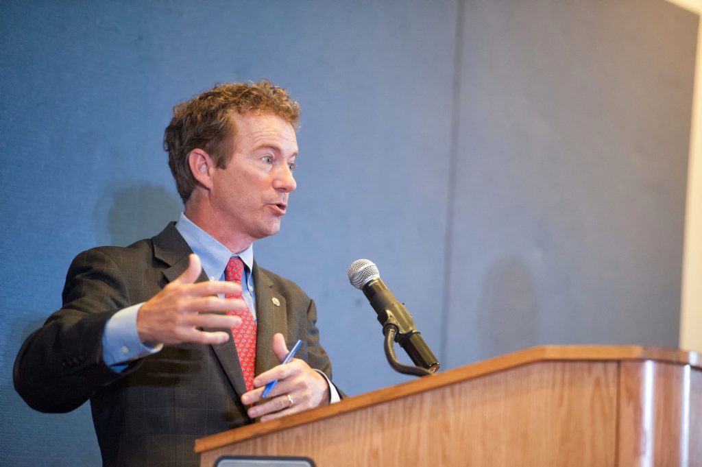 Senator Rand Paul Speaking at Howard University (Photo credit: Justin D. Knight, Howard University)
