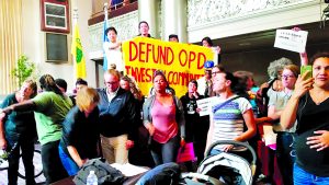 Protesters Shut Down Oakland City Council Meeting, Call for Budget That Responds to Oakland’s Needs