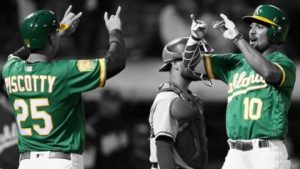 Laureano leads A’s slugfest against Rangers