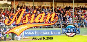 Asian Heritage Night with the Pacifics Baseball Game