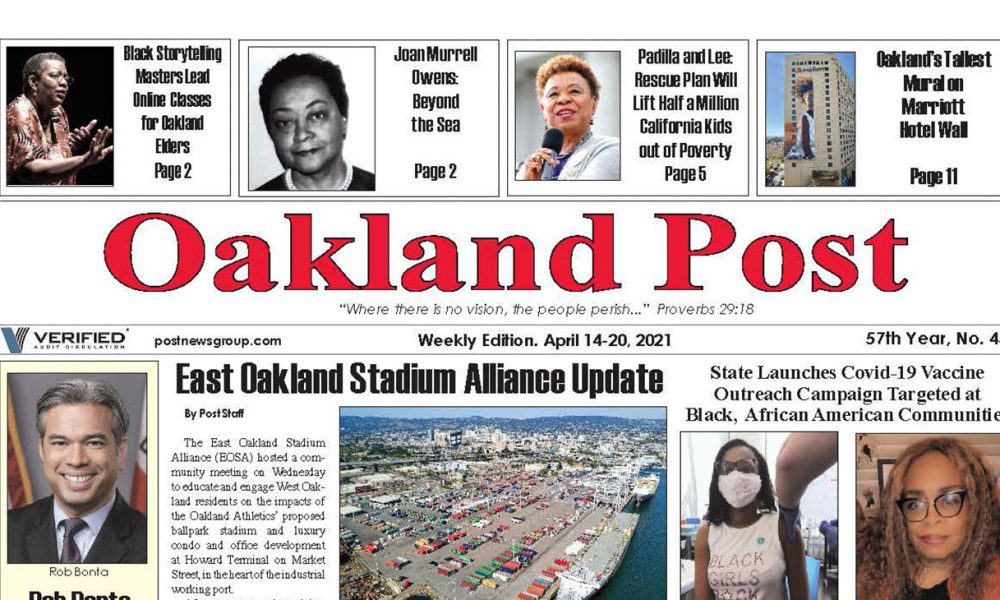 Oakland Post: April 14-20, 2021 | Post News Group - Vimarsana News
