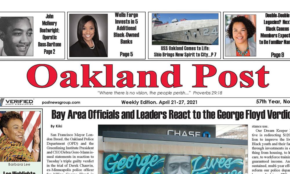 Oakland Post: April 21-27, 2021 | Post News Group - Vimarsana News