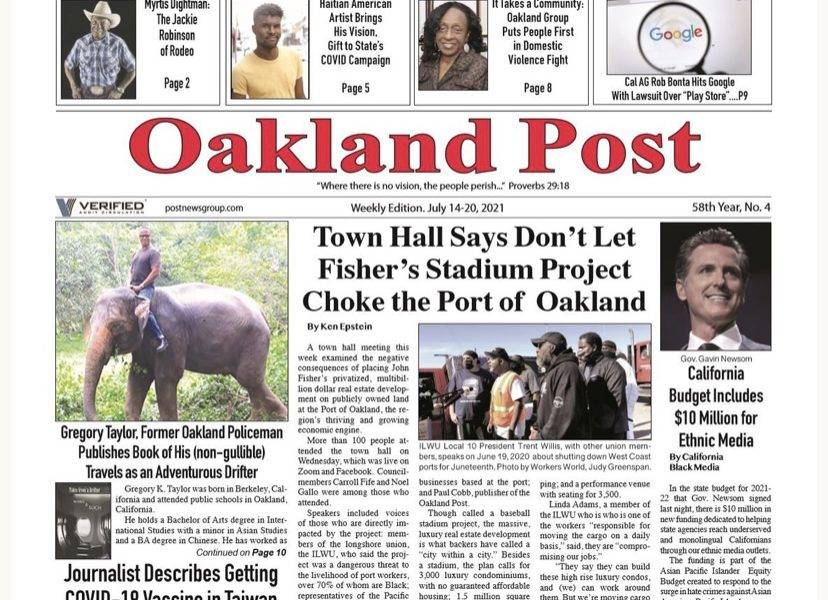 Oakland Post: July 14th-July 20th, 2021 - Vimarsana News