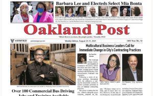 Oakland Post: August 25th – August 31st, 2021