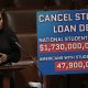 Massachusetts Congresswoman Ayanna Pressley speaking about cancellation of student debt Dec 5, 2021. Photo courtesy of California Black Media.