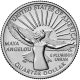 Maya Angelou as depicted on the tail side of a 2022 quarter and a portrait of her. U.S. Mint.gov and Facebook photos.