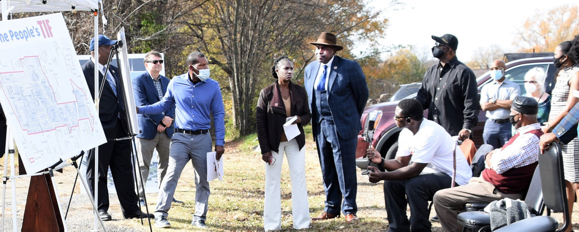 The ongoing effort of the SoulsvilleUSA Neighborhoods Development District to secure a TIF (tax-increment financing) designation for South Memphis led to this December 2021 gathering. (Photos: Gary S. Whitlow/GSW Enterprises/The New Tri-State Defender Archives)