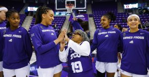 TCU Women’s Basketball Honors FW Legend Opal Lee