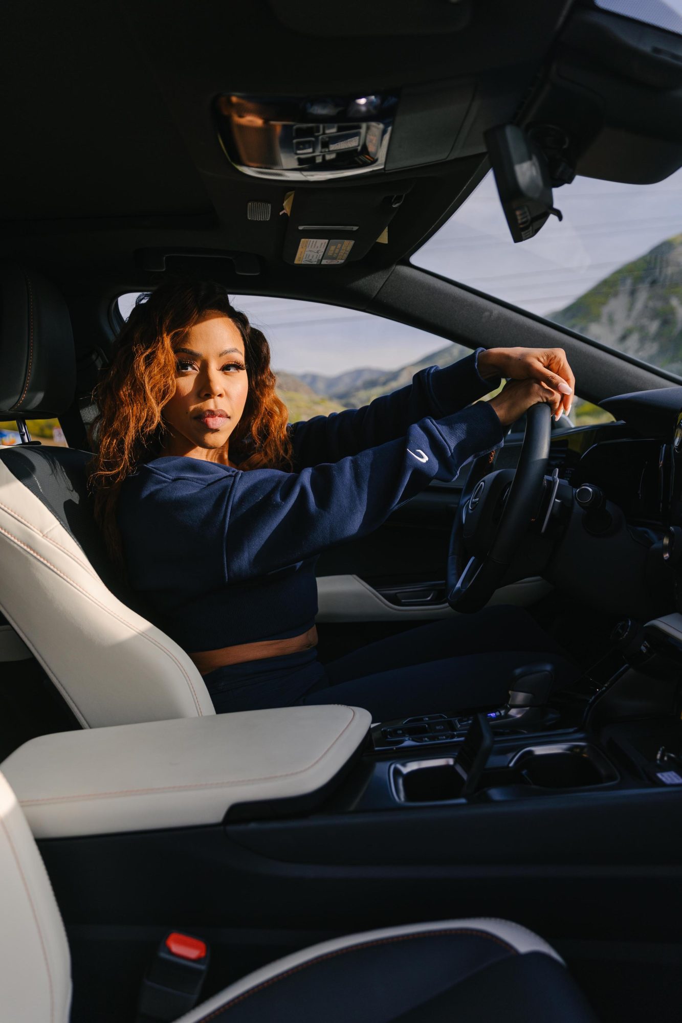 Actress-KJ-Smith-All-New-2022-Lexus-NX-350h-AWD_20.  Photos by Matthew Reyes.