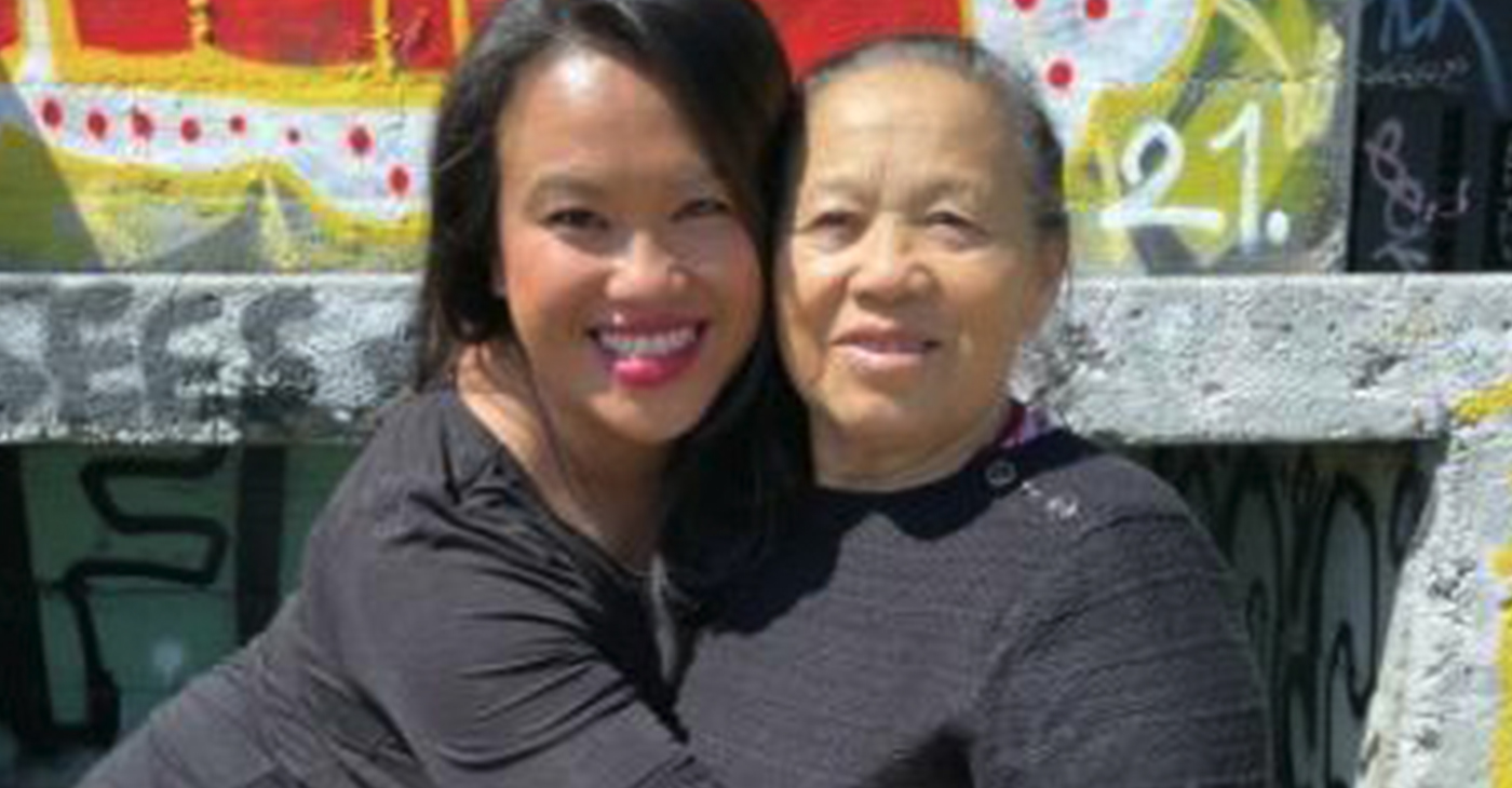 Sheng Thao with her mother, Chua Thao, right. Photo courtesy of Sheng Thao.