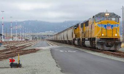 Rail line at the Port of Oakland. Photo courtesy of the Port of Oakland.