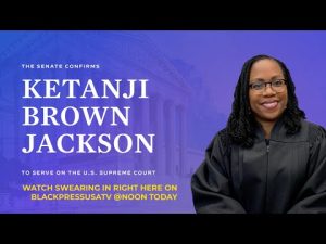FIRST AFRICAN AMERICAN WOMAN U.S. SUPREME COURT JUSTICE SWORN IN TODAY