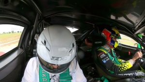 Hot Lap and Driver Interview Toyota GR86 Racecar Eagle Canyon Raceway 360 Video