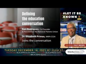 #LIVE LET IT BE KNOWN w/STACY BROWN Tuesday December 14, 2021 7:30 AM ET