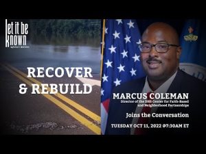 Recover & Rebuild. Marcus Coieman | DHS Center for Faith-Basedand Neighborhood Partnerships