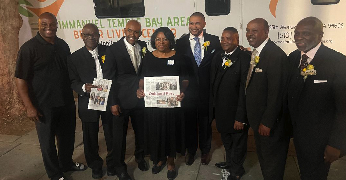 From left to right: Pastor Raymond Lankford, Elder Busayo Alabi, Pastor Damon Washington, Sister Rose Robinson, Pastor Garrett Anderson, Pastor Edwin Brown, Pastor Willie Johnson, Pastor Virgil Childs.