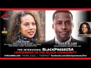 #FIYAH! LIVE! — TAYLOR THOMAS w/Special Guests: Lisa Fager and John Carr — THURS. 3.3.22 7PM EST