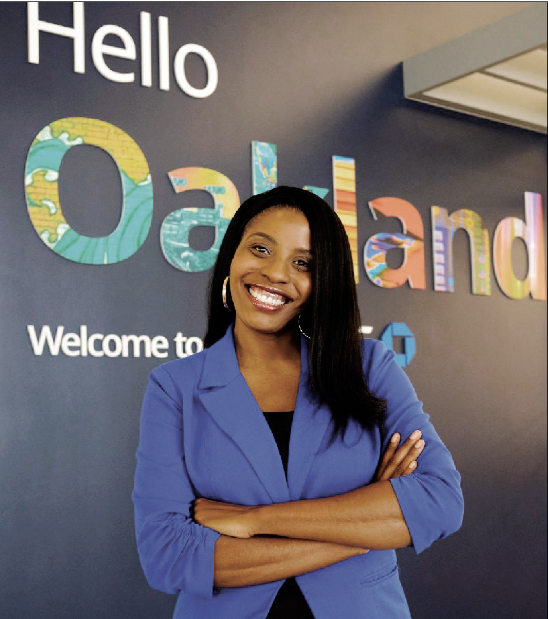 Oakland Community Manager Myesha Brown.