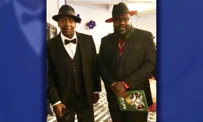 Caption: FIGB co-founder and Post columnist Richard Johnson with Stanley Cox, aka, Mistah FAB.