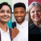 Trends in this week’s vote count indicate some potential winners (L to R): Pamela Price, District Attorney; Janani Ramachandran, City Council D-4; Kevin Jenkins, City Council D-6; Jennifer Brouhard, School Board D-2; and Valarie Bachelor, School Board D-6. Photos courtesy of the candidates.