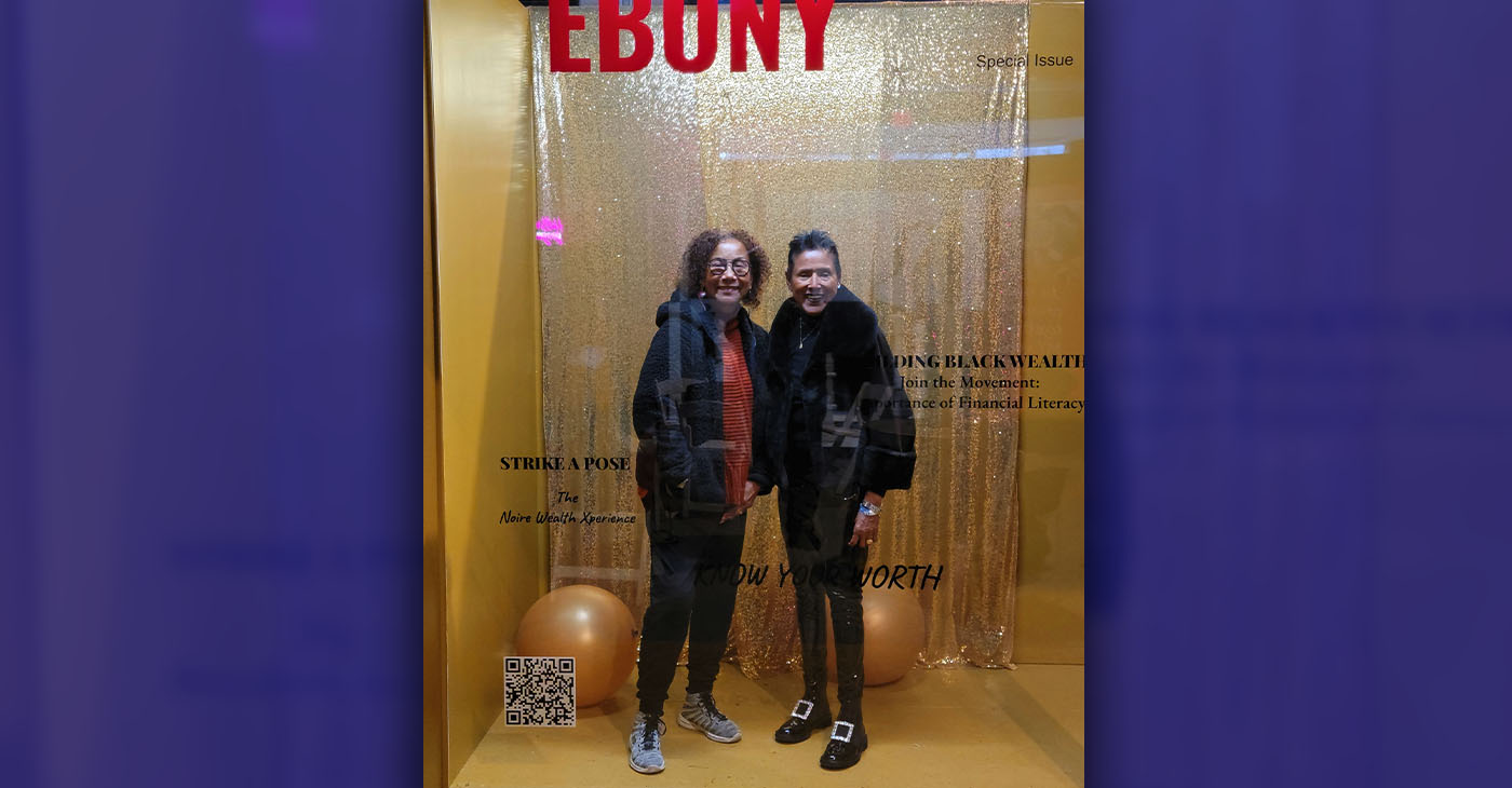 Cathy Adams, CEO of the Oakland African American Chamber of Commerce (OAACC), invited Gay Plair Cobb, Post News Group(PNG) co-owner, and Elaine Brown, former Black Panther leader and now an affordable housing developer, to pose for photo at the EBONY booth at the OAACC's annual Black Business Kwanzaa expo in Jack London Square