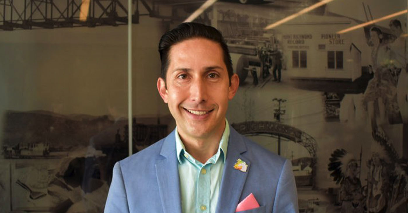 Cesar Zepeda poses for a photo at the Diversity Month Celebration at Richmond City Hall in May 2019. Photo by Mike Kinney.