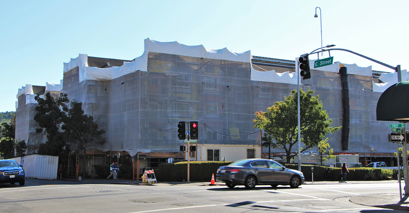 Now under construction, Centertown apartments in downtown San Rafael will offer 60 affordable homes for families.