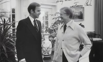 President Joe Biden with former President Jimmy Carter