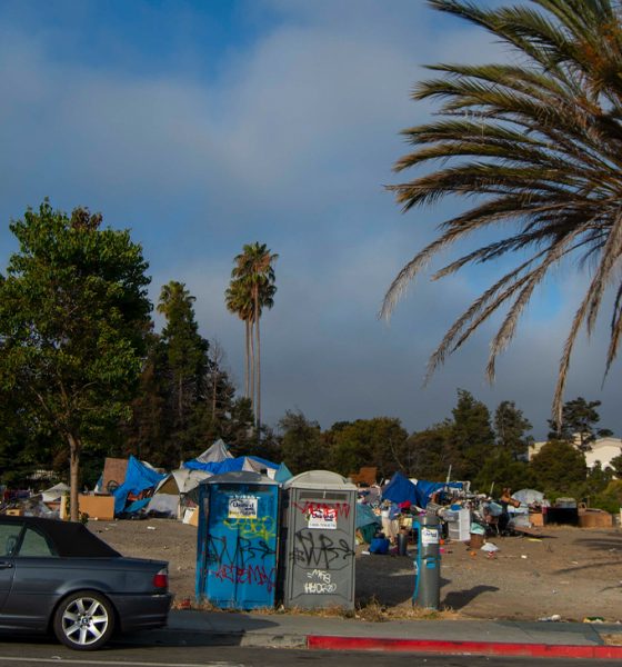 A camp for unhoused in Oakland. iStock photo by Alex B. Mount, June 2020.