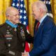 President Joe Biden awarded the Medal of Honor to retired U.S. Army Colonel Paris Davis for his remarkable heroism during the Vietnam War on March 3, 2023.