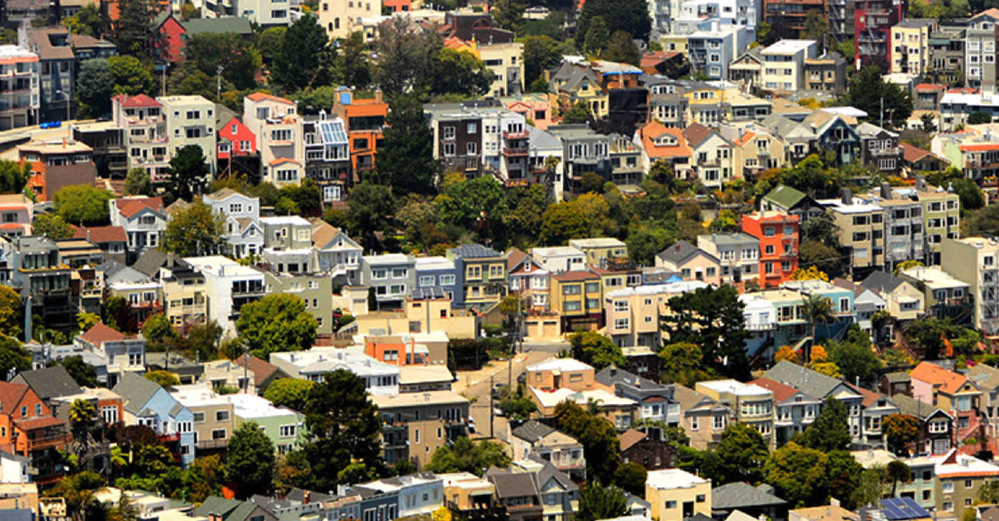 : The first-of-its kind database sorts pro-housing policies from 20 states by factors related to affordability and equity. View of San Francisco. (Photo by Mike McBey via Flickr)