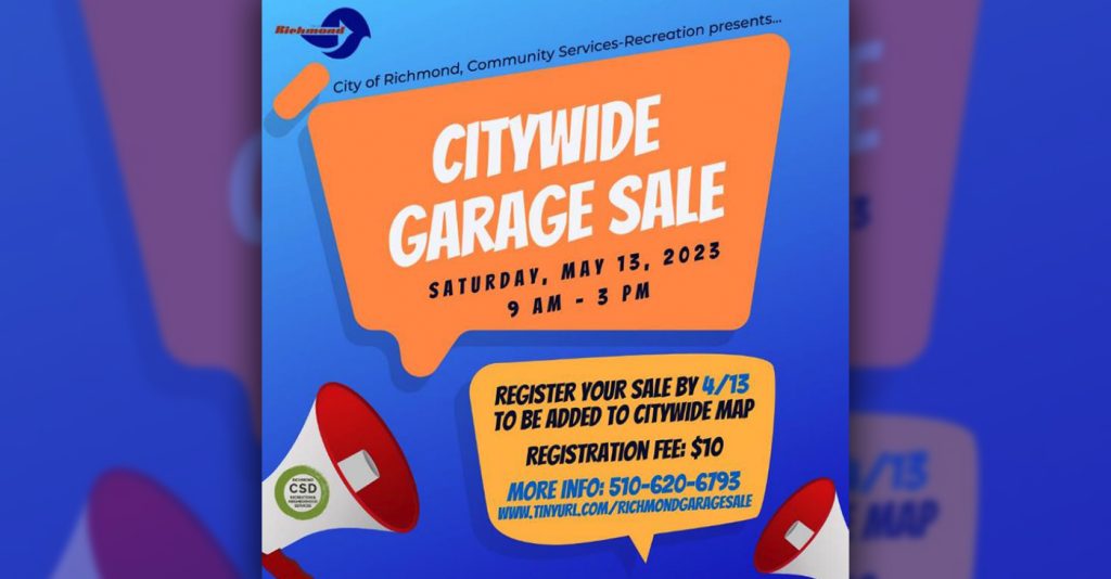 Registration Opens for Richmond’s 1st Annual Citywide Garage Sale Post News Group