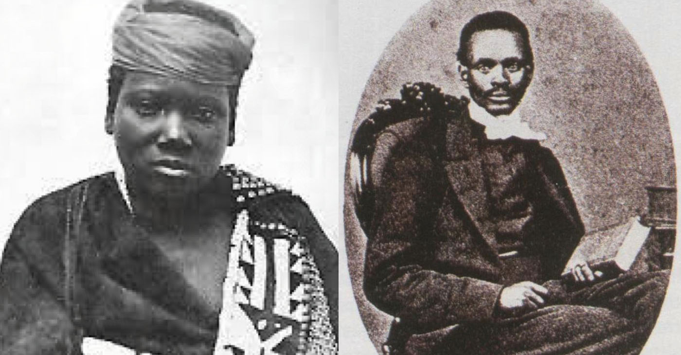 Nongqawuse. Wikipedia image and Tiyo Soga. Wikipedia image