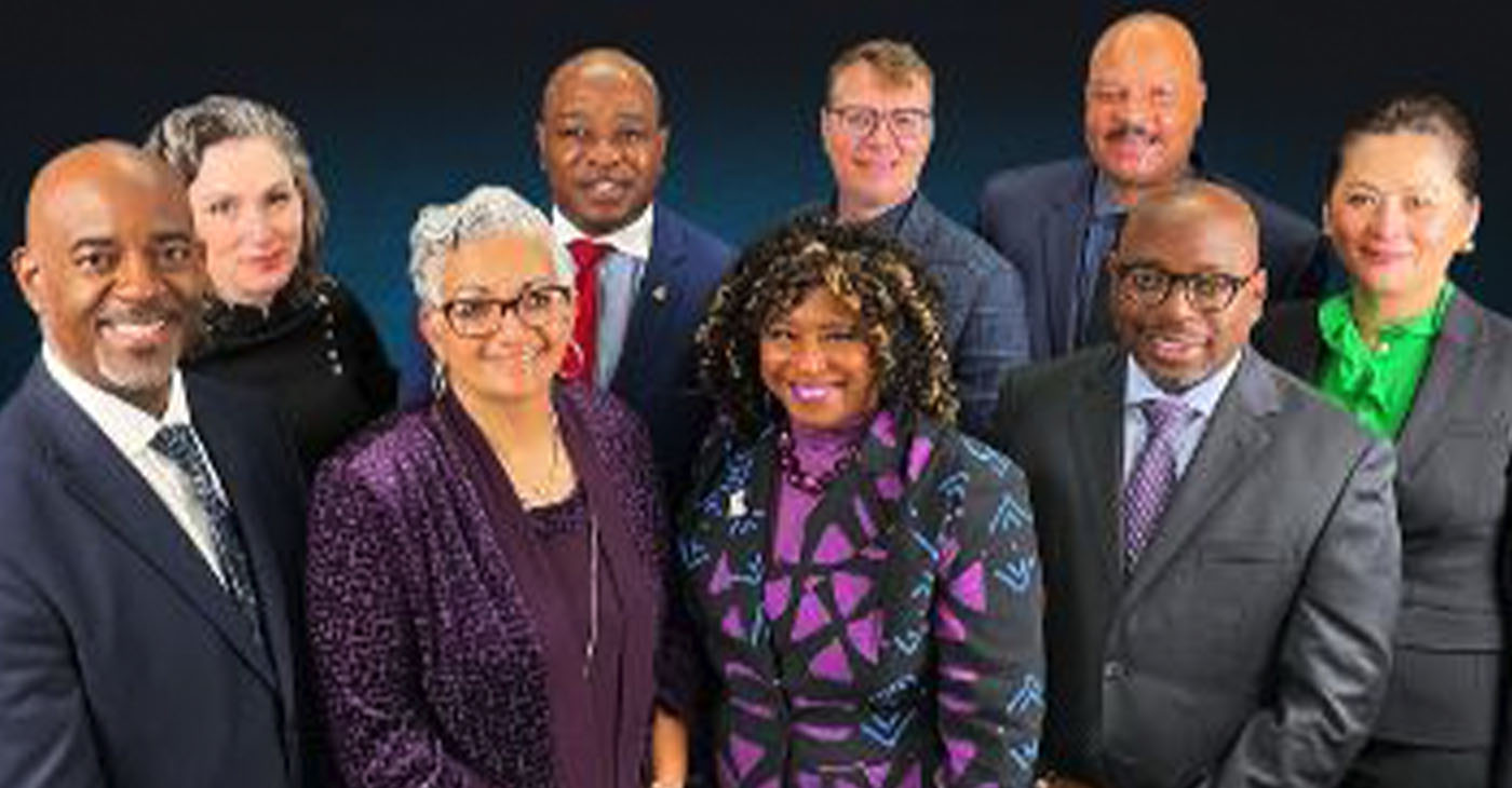 Alameda County District Attorney Pamela Y. Price front row center) with her Executive Leadership Team, including Chief Assistant District Attorneys Otis Bruce Jr. and Royl L. Roberts. Photo courtesy of Alameda County D.A.'s Office.