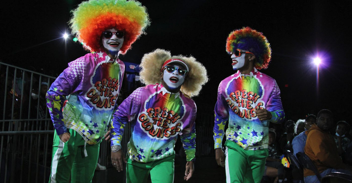 Clowns who perform with UniverSoul Circus. Photo courtesy UniverSoul Circus.