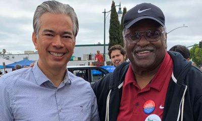 State Senate candidate Sandré Swanson and California Attorney General Rob Bonta.