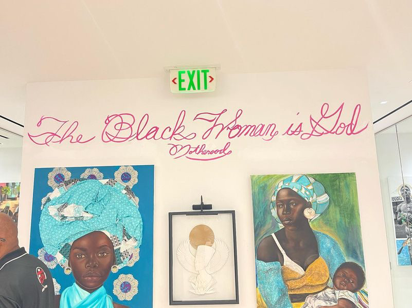 Admission to The Black Woman Is God exhibit in downtown San Francisco on June 29.  Photo by Daisha Williams.