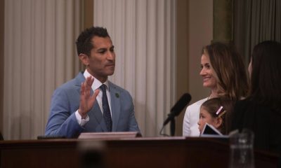 Assemblymember Robert Rivas (D-Hollister) was sworn in as the 71st Speaker of the Assembly on June 30 at the state capitol in Sacramento. CBM photo by Robert Maryland.