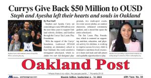 Oakland Post: Week of September 6 – 12, 2023