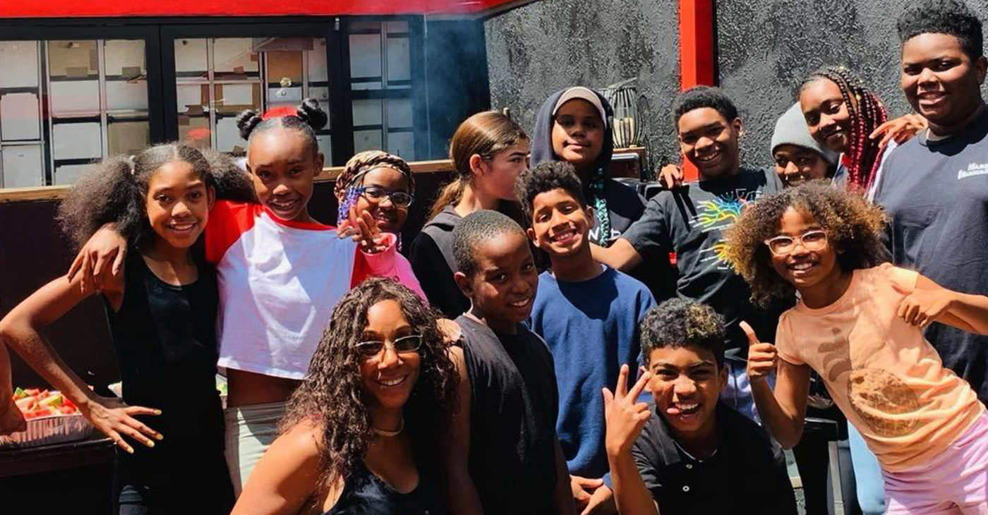 Members of the 2022 summer theatre camp. Photo by Pamela Spikes.