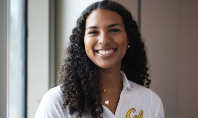 In high school, before she became involved in student government, Roberts played varsity volleyball and soccer. “It was through my teamwork on the court and field that I learned how to be an effective leader,” she said. Brandon Sánchez Mejia/UC Berkeley
