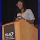 Los Angeles-based attorney Kamilah Moore shared information about the California Reparations Task Force and the importance of the NAACP. CBM photo by Antonio Ray Harvey.