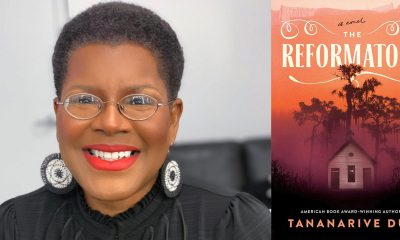 Tananarive Due is known for her Black Horror and Afrofuturistic novels. Photo by Melissa Herbert. Cover of “The Reformatory.” Courtesy photo.