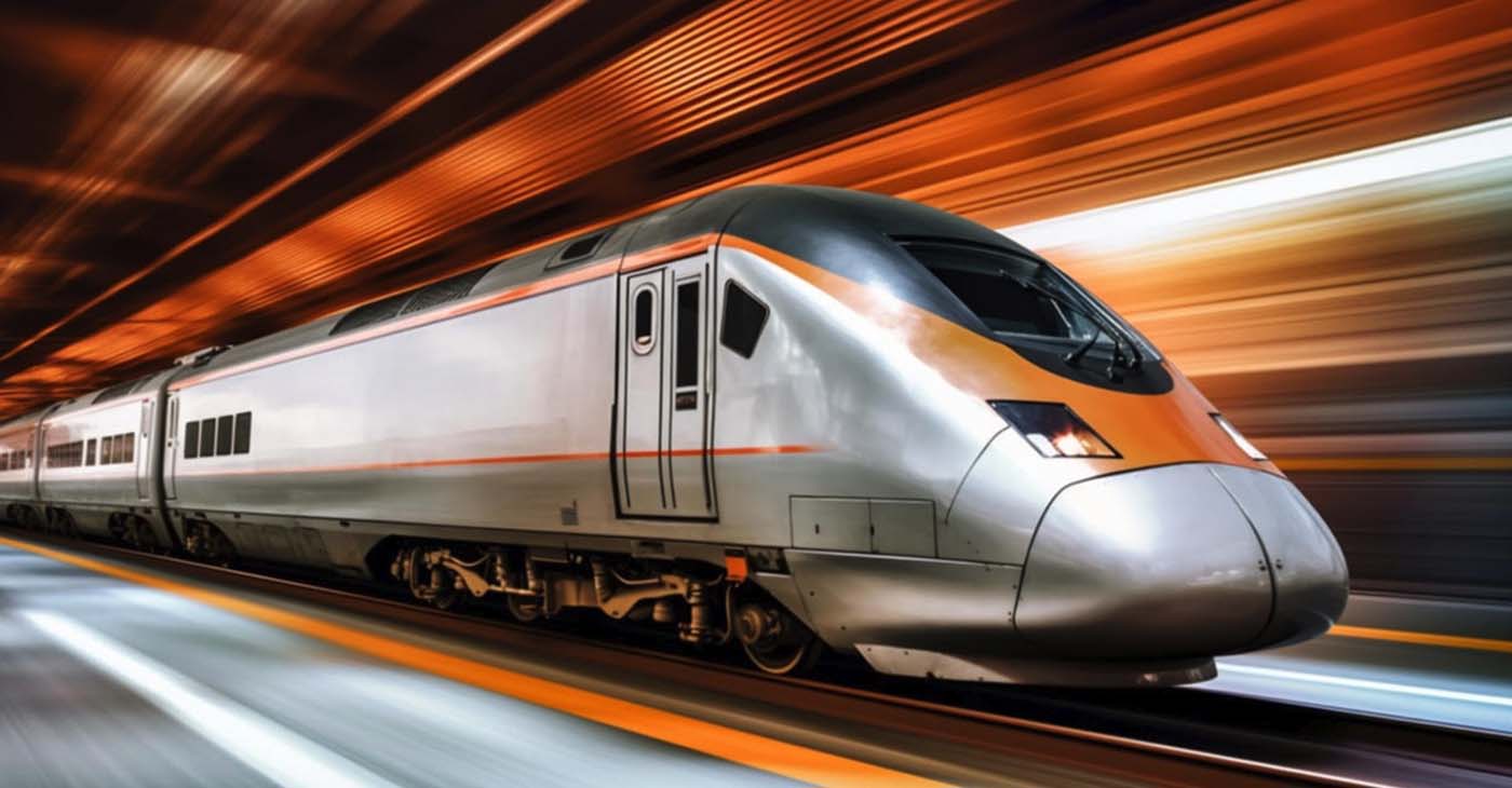New high-speed rail project will link Los Angeles and Las Vegas. Courtesy of CBM.