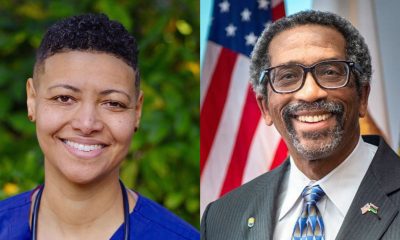 Jennifer Esteen. (Campaign photo) and Supervisor Nate Miley. (Official photo).
