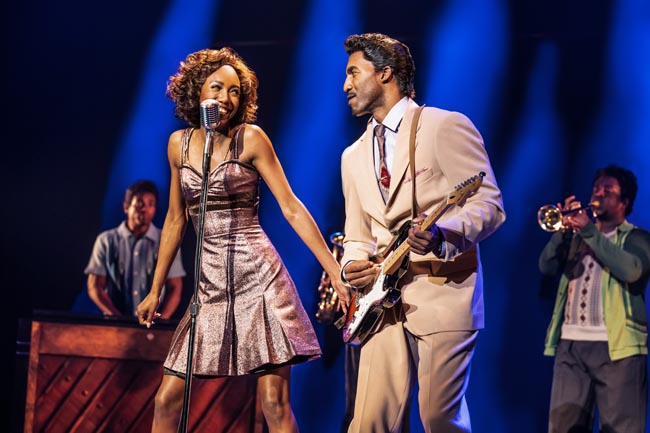Zurin Villanueva performed as Tina Turner and Garrett Turner as Ike Turner in the North American touring production of “TINA – THE TINA TURNER MUSICAL.” Photo by Matthew Murphy and Evan Zimmerman for MurphyMade.