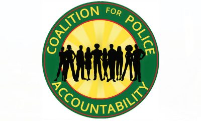Cathy Leonard, President Coalition for Police Accountability. Courtesy photo. Coalition for Police Accountability logo.