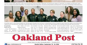 Oakland Post: Week of September 18 – 24, 2024