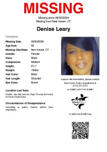 BLACK & MISSING: Denise Leary