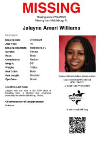 BLACK & MISSING: Jaylana Williams